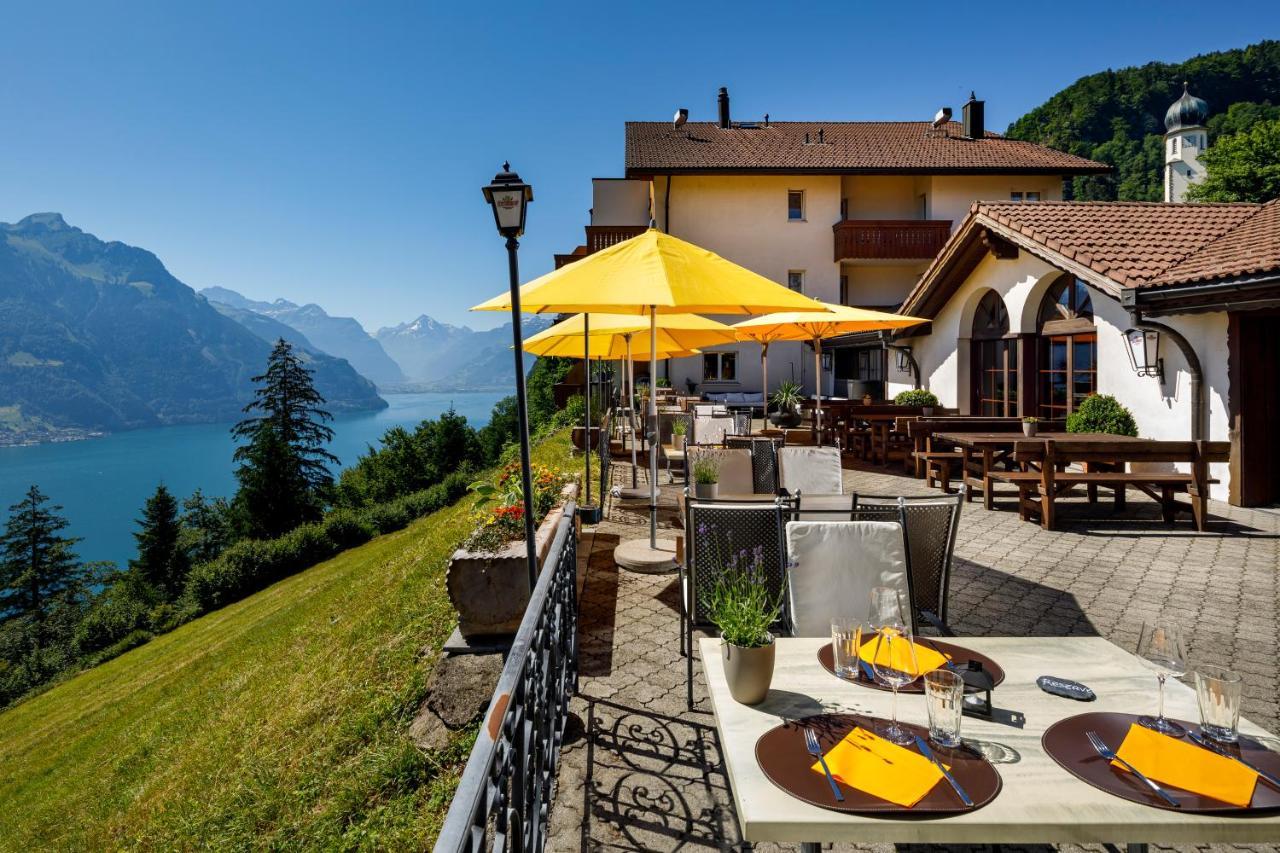 Hotel Und Naturhaus Bellevue Seelisberg Eksteriør bilde