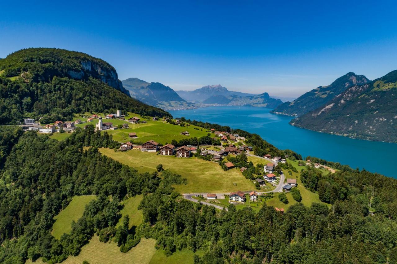 Hotel Und Naturhaus Bellevue Seelisberg Eksteriør bilde