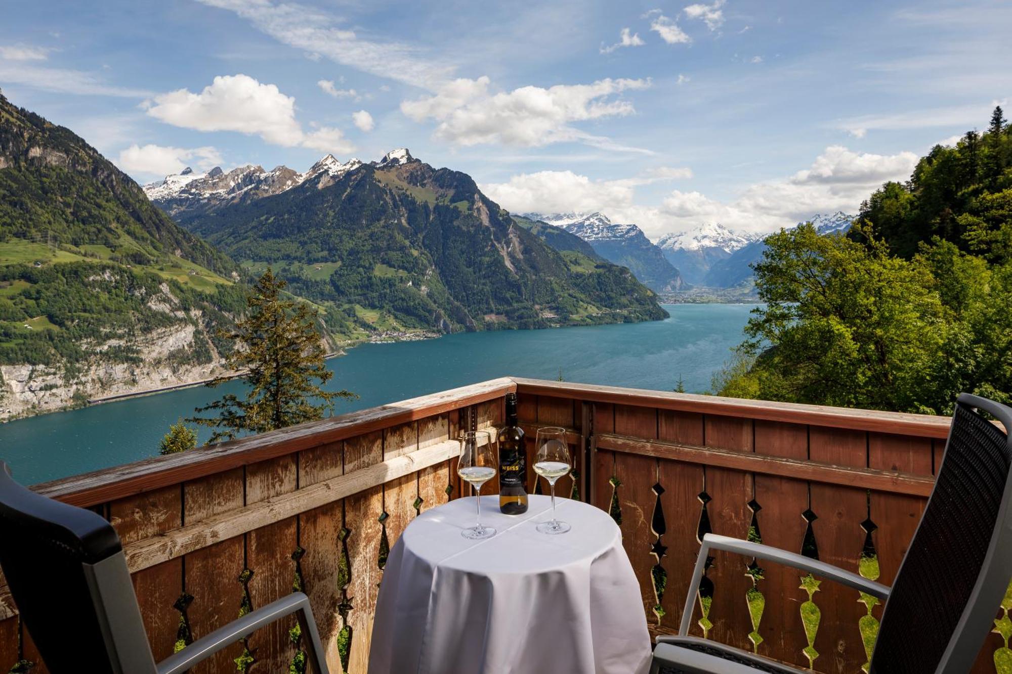 Hotel Und Naturhaus Bellevue Seelisberg Eksteriør bilde