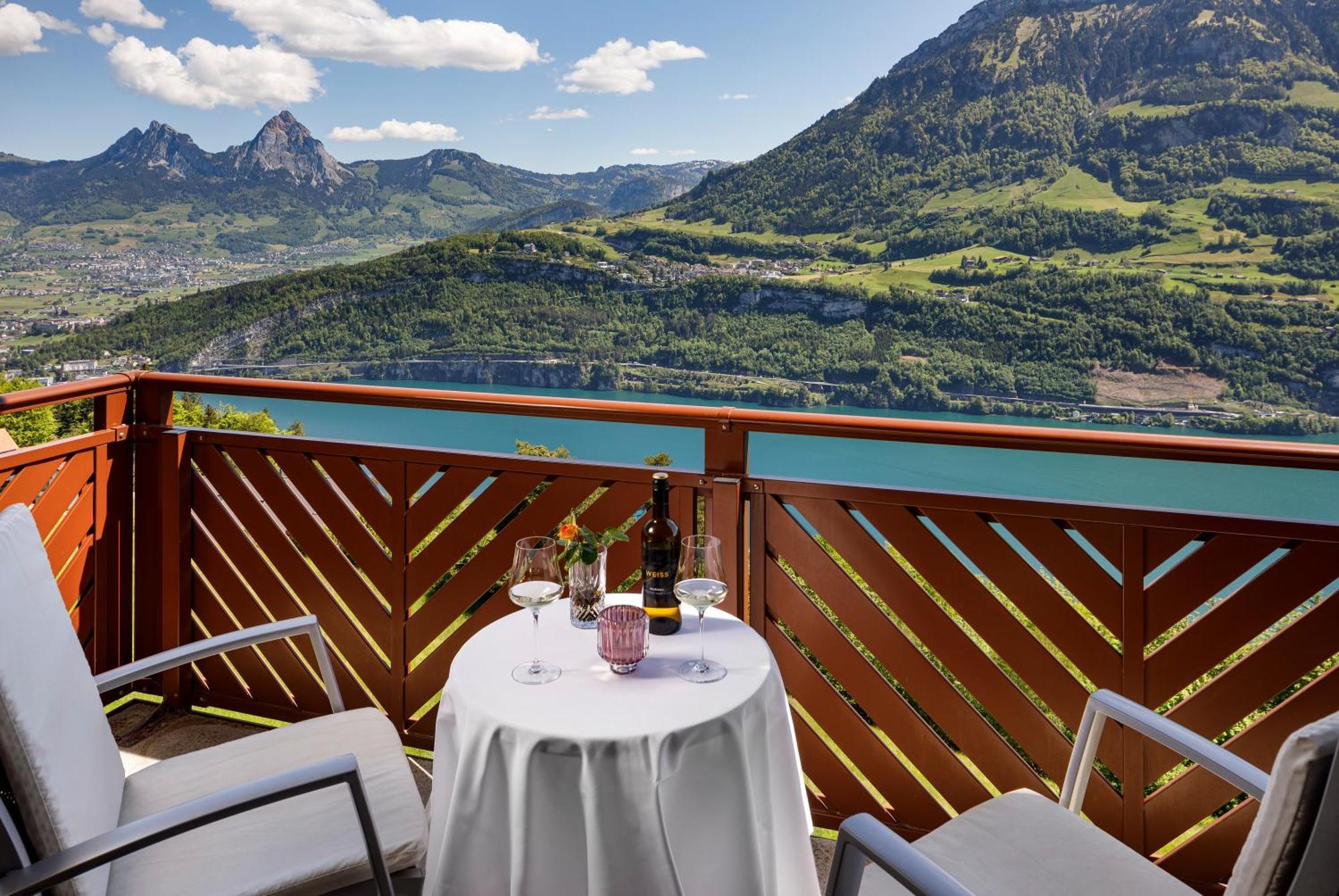Hotel Und Naturhaus Bellevue Seelisberg Eksteriør bilde
